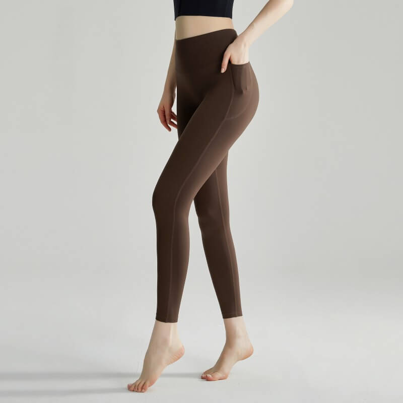 wholesale_lycra_High_Waisted_Yoga_Pants_with_Pockets_for_Women_Buttery_Soft_Workout_Leggings