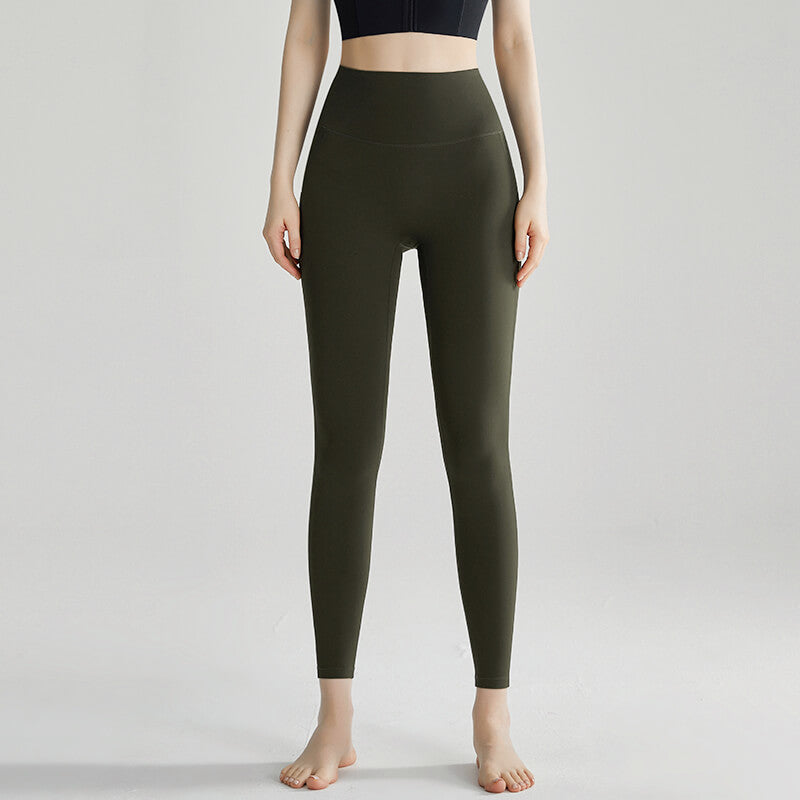 wholesale_lycra_High_Waisted_Yoga_Pants_with_Pockets_for_Women_Buttery_Soft_Workout_Leggings