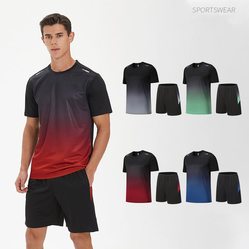 Men's Training T-shirt and Shorts Set