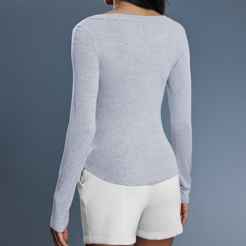 wholesale_women_off_shoulder_long_sleeve_shirt