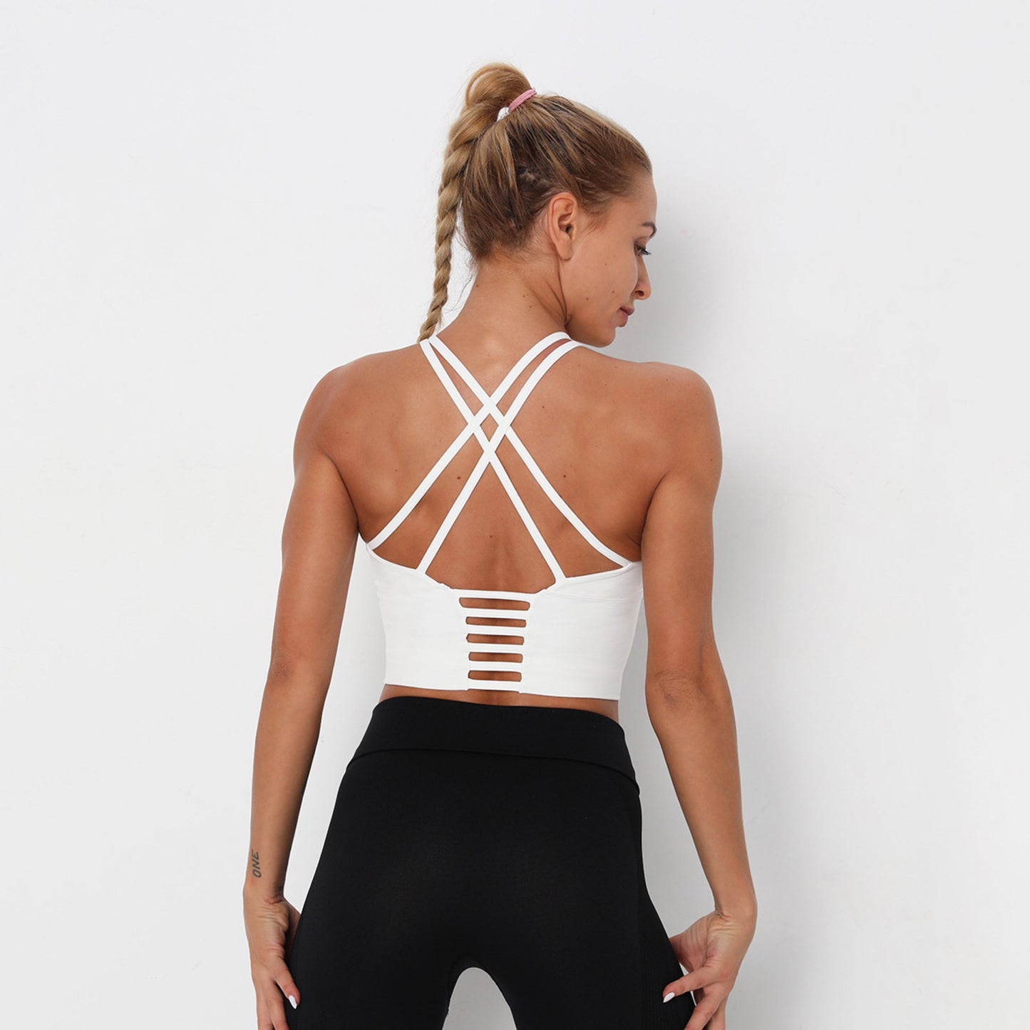Backless High Impack Fitness Bra