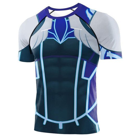 Digital Printing Men Cpmpression Wear MOQ 100pcs sportfit workout activewear yoga wear wholesale manufacturer