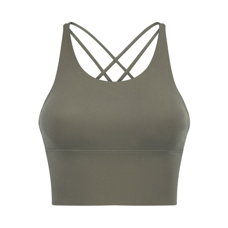 Backless High Impack Fitness Bra