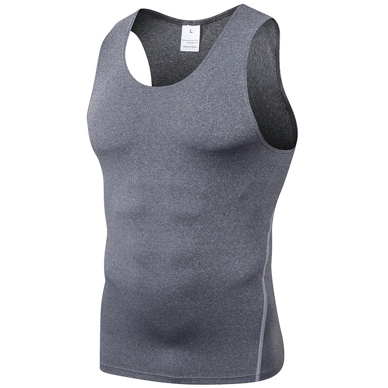 wholesale_Mem_Compression_Running_gym_Tank_Top_basketball