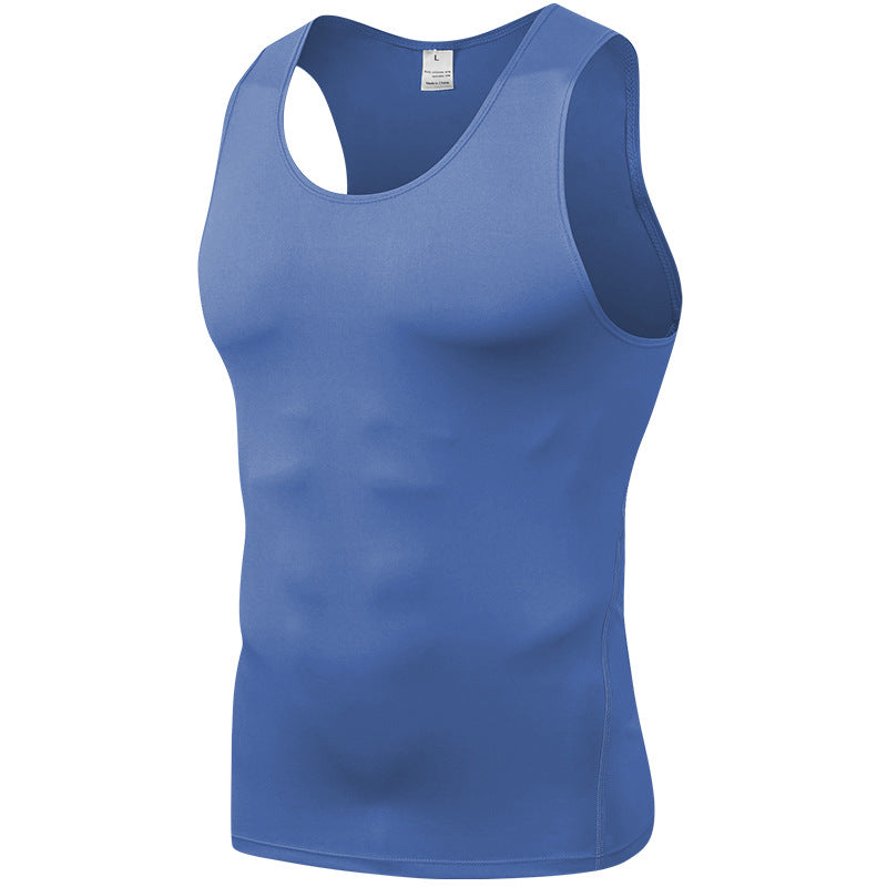 wholesale_Mem_Compression_Running_gym_Tank_Top_basketball