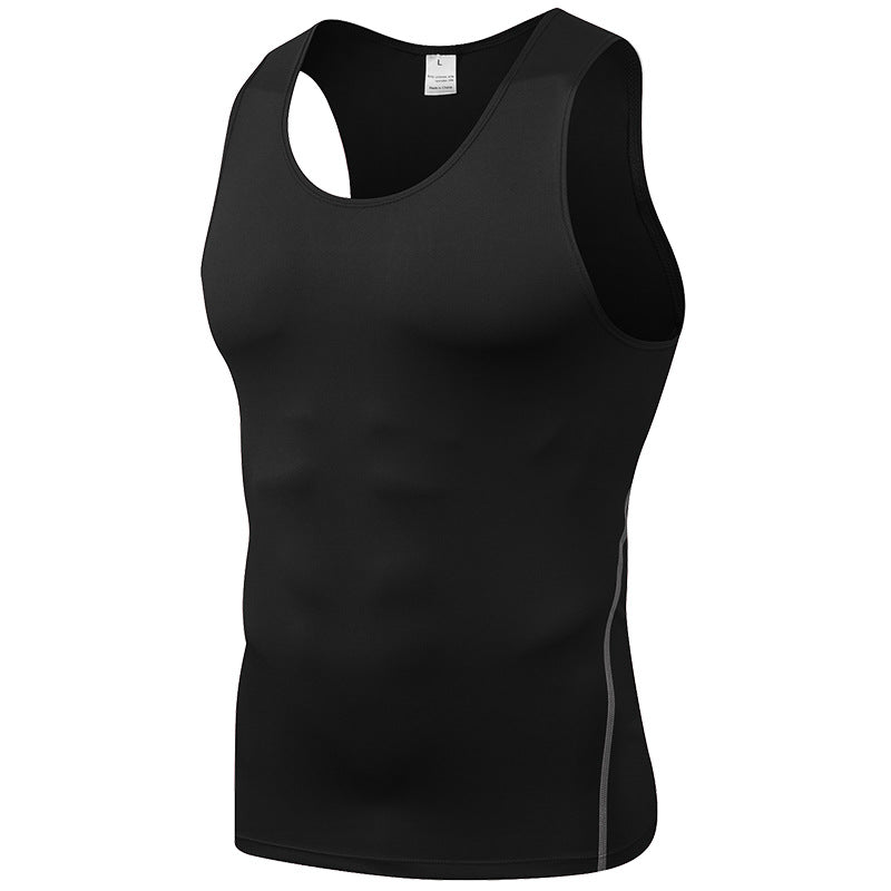 wholesale_Mem_Compression_Running_gym_Tank_Top_basketball