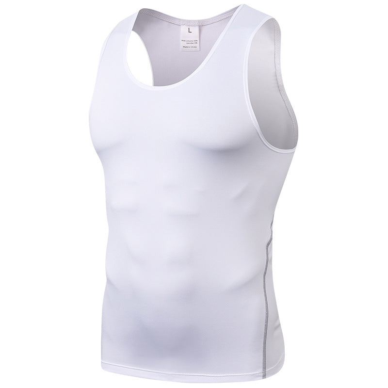 wholesale_Mem_Compression_Running_gym_Tank_Top_basketball