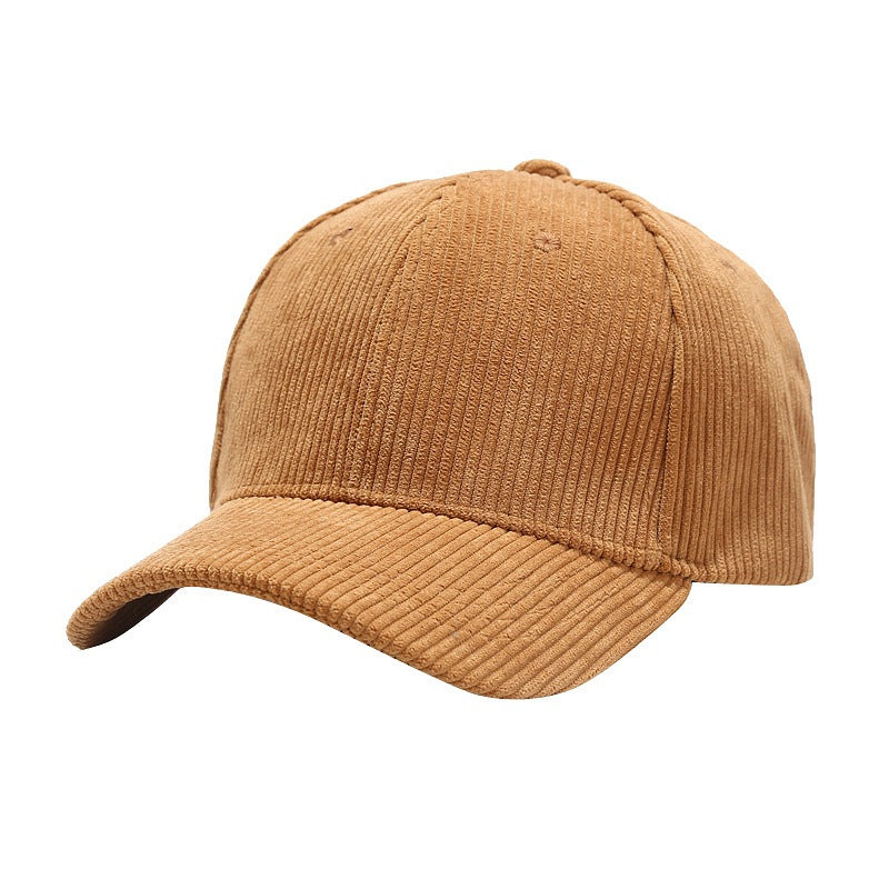 Wholesale_Retro_Corduroy_Peaked_Cap_Solid_Color_Casual_Women_Hats