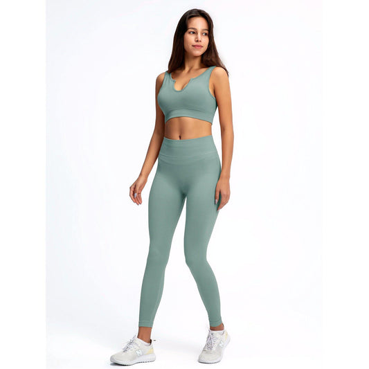 Ribbed Style Seamless Workout Set sportfit workout activewear yoga wear wholesale manufacturer