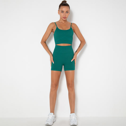 Ribeed Sexy Fitness Set