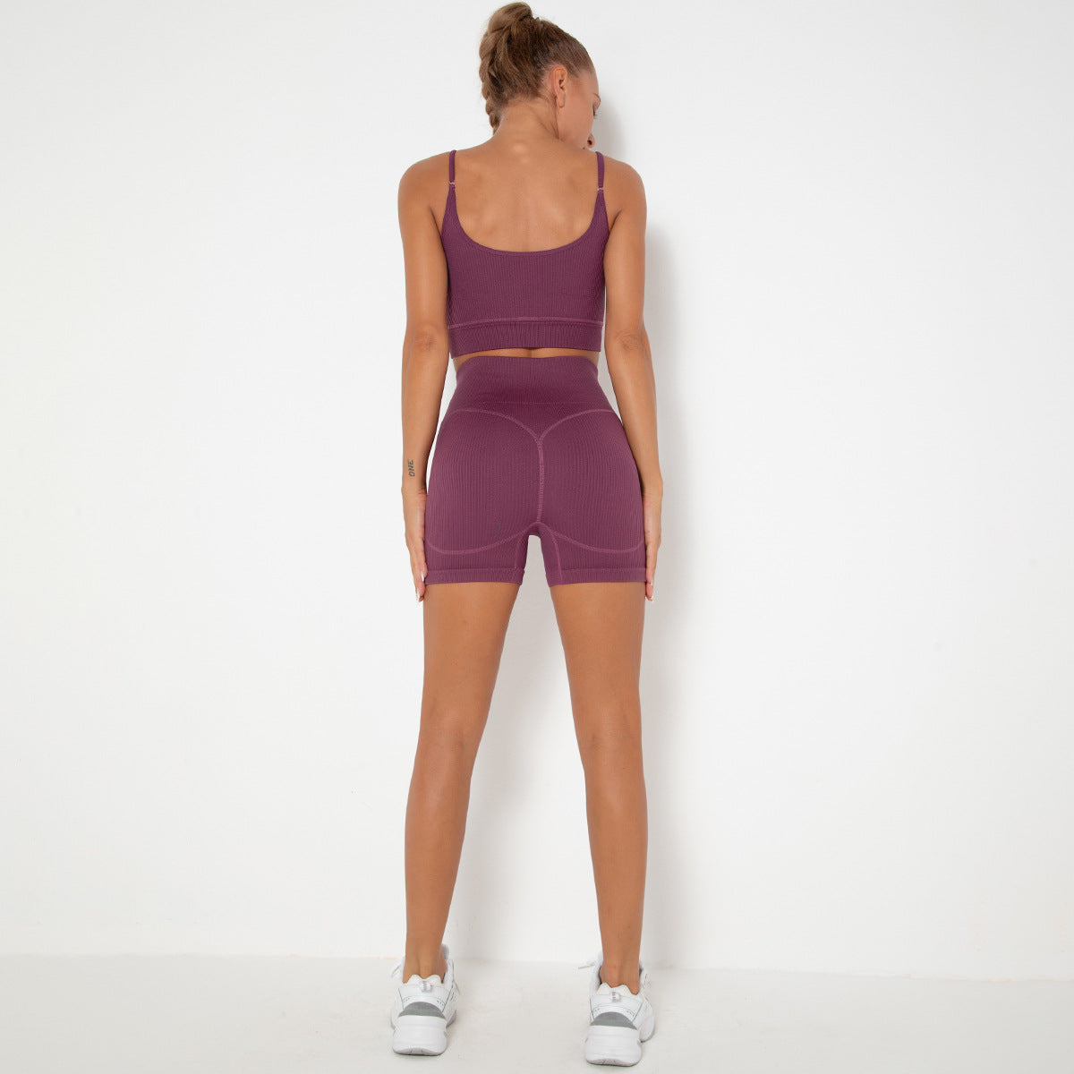 Ribeed Sexy Fitness Set