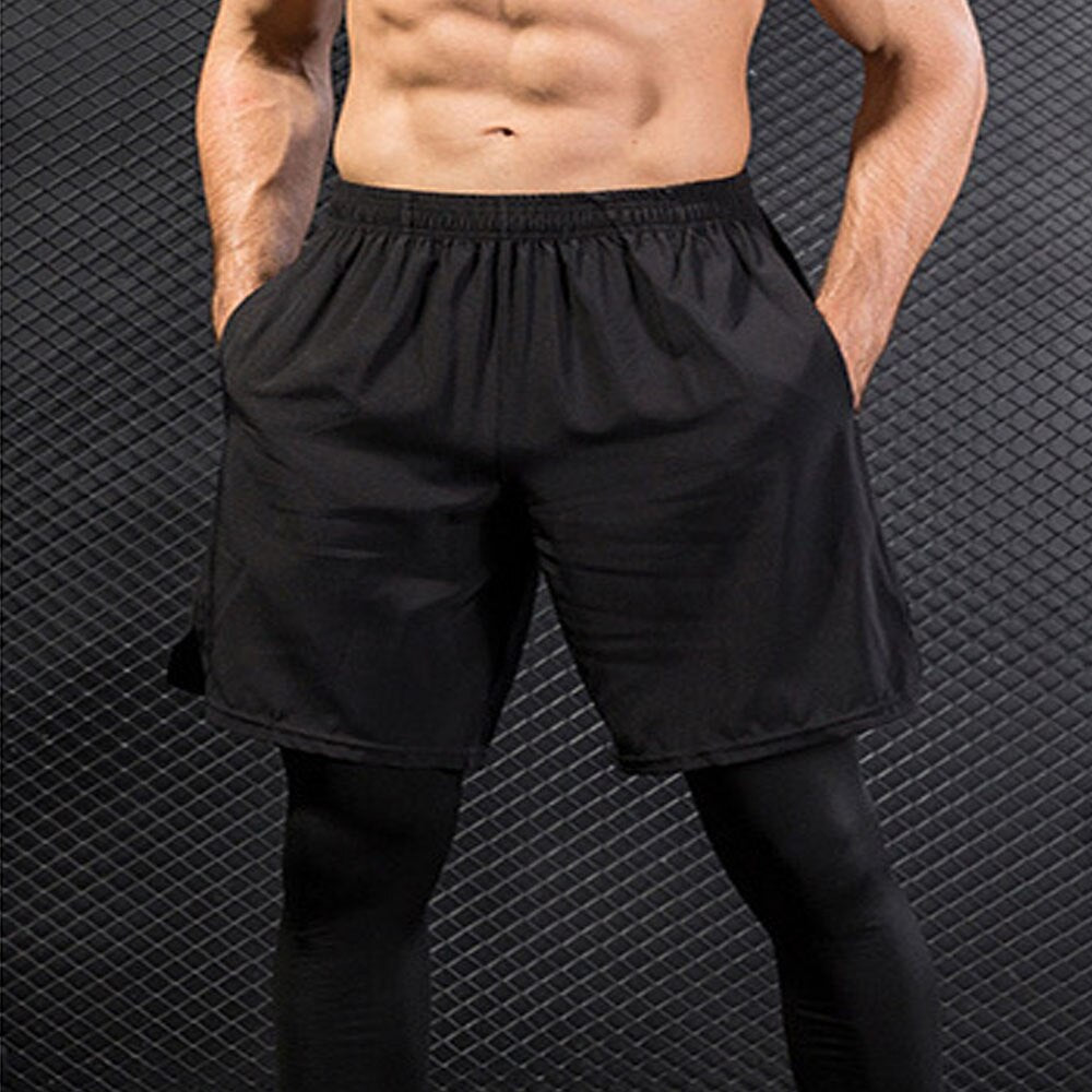 Men's Solid Casual Fitness Shorts