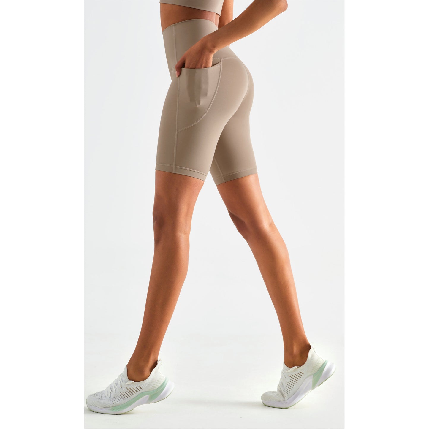 Super High Waist Pockets Yoga Shorts