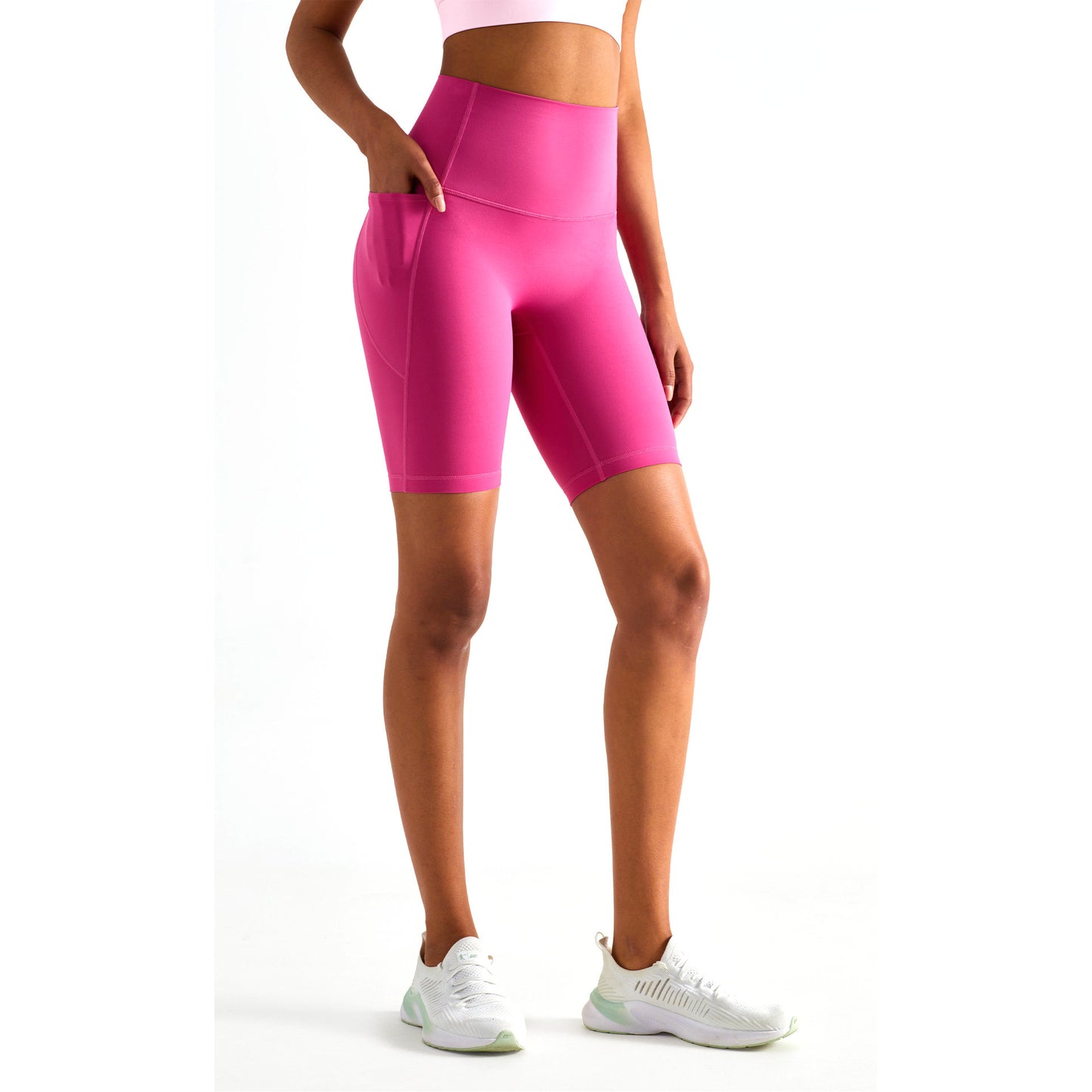 Super High Waist Pockets Yoga Shorts