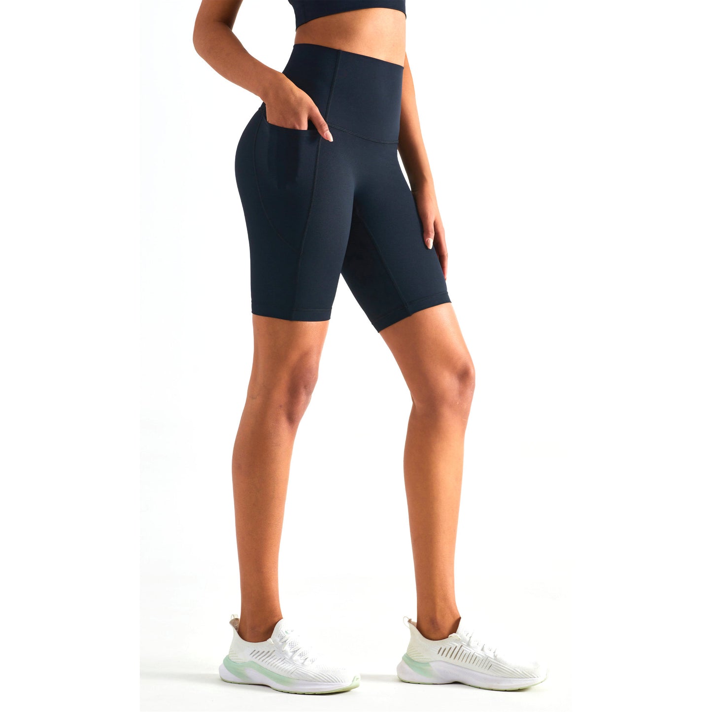Super High Waist Pockets Yoga Shorts