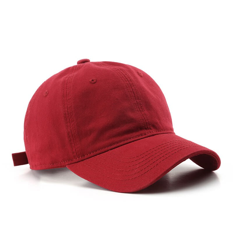 Wholesale Washed Cotton Adjustable Unisex Baseball Cap