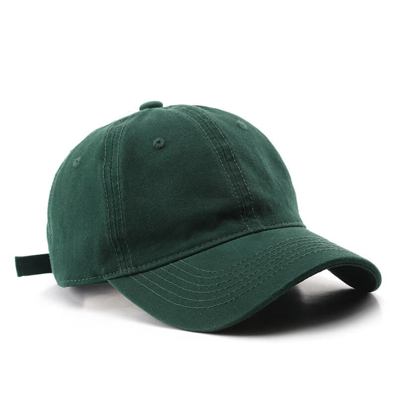 Wholesale Washed Cotton Adjustable Unisex Baseball Cap