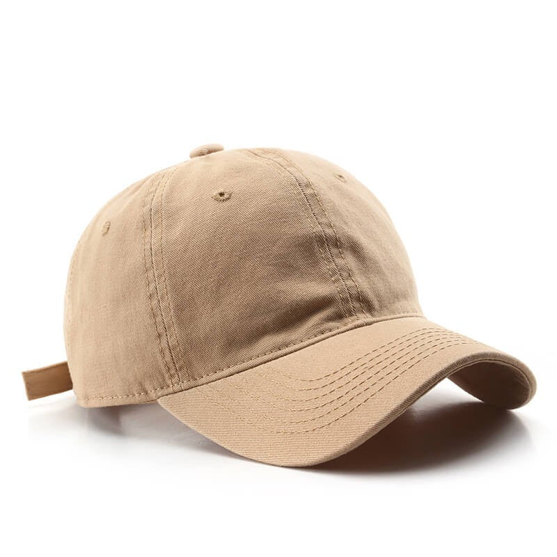 Wholesale Washed Cotton Adjustable Unisex Baseball Cap