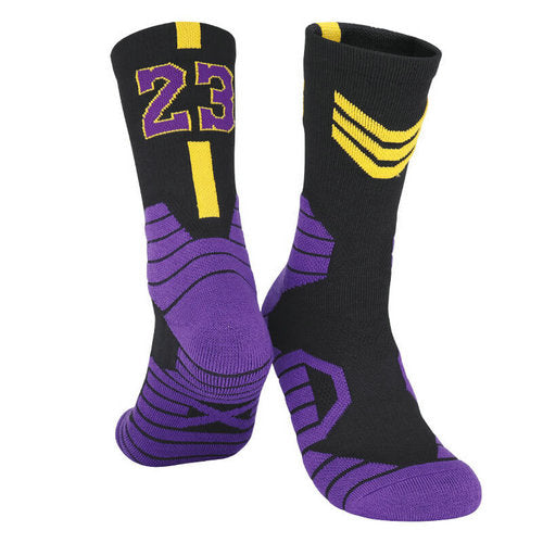 Professional Basketball Socks with Number