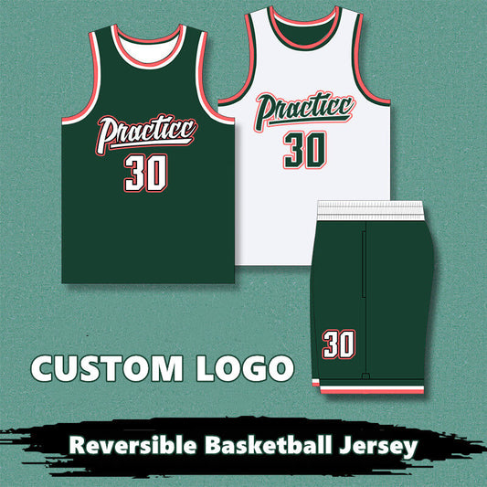 Custom Logo Reversible Basketball Jersey
