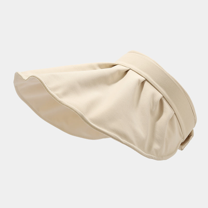 Fashion Sunscreen Shell Hats Double-Sided Sunshade Outdoor Vacation Beach Solid Color Women Wholesale Hats