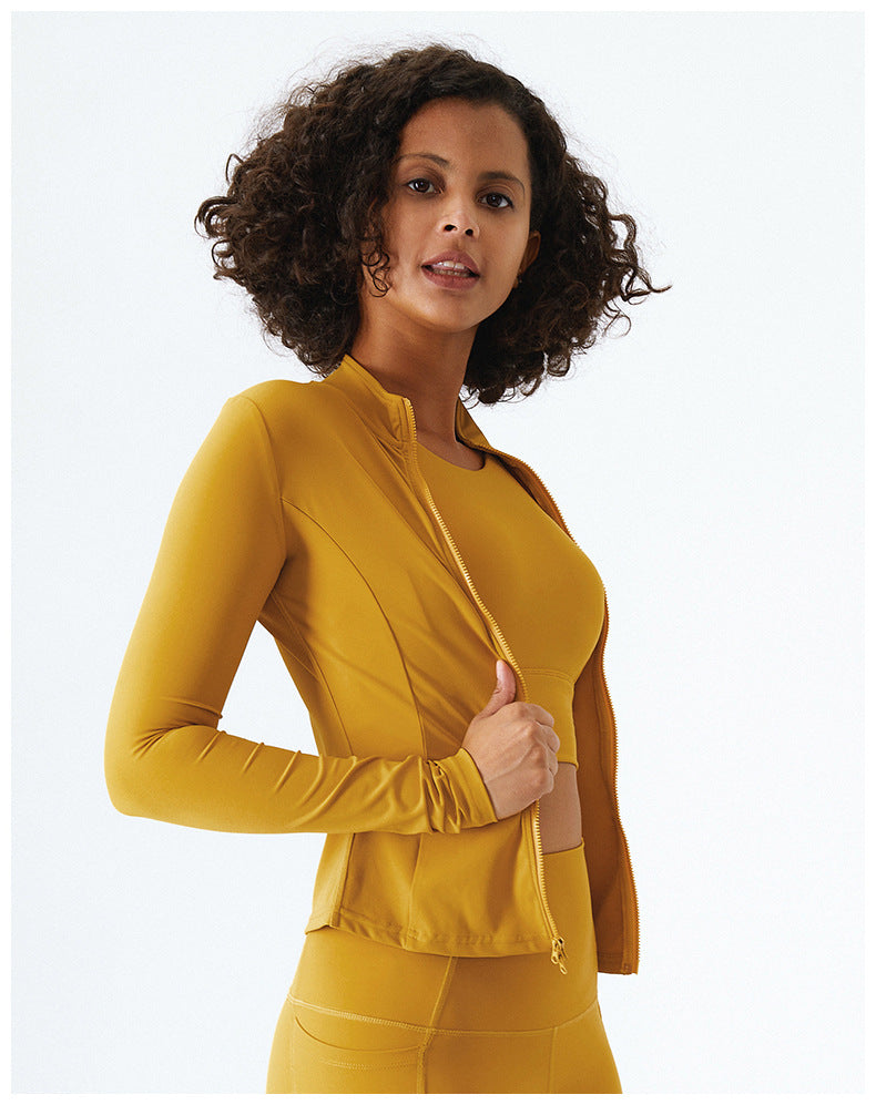 Recycled Long-sleeved Workout Jacket