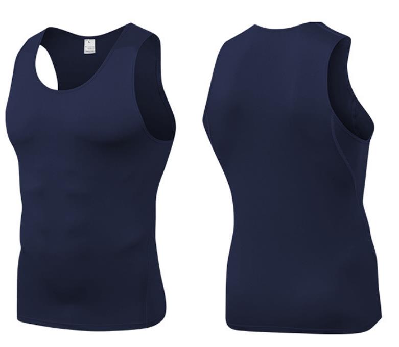 wholesale_Mem_Compression_Running_gym_Tank_Top_basketball