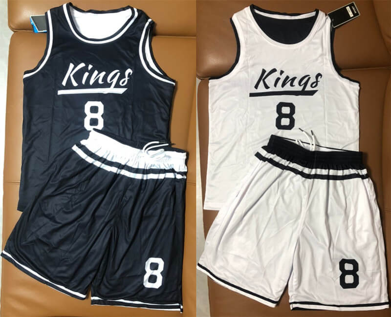Custom Black White Classic Reversible Basketball Uniform custom-black-white-classic-reversible-basketball-uniform