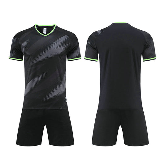 Polyester_Quick_Dry_Black_Soccer_Training_Uniform