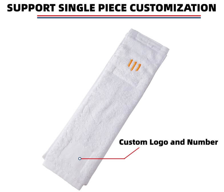 WHOLESALE_Custom_LOGO_White_Football_Towel_Adult_Youth