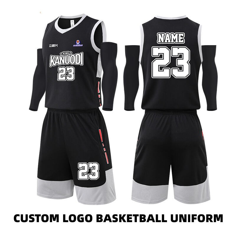 Wholesale_Custom_Black_White_Basketball_Jersey_Design_for_Team