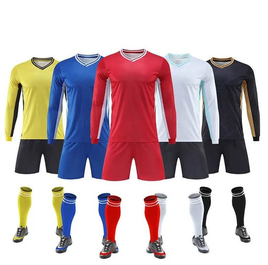 Wholesale_Custom_Logo_Yellow_Soccer_Goalie_Uniform_No_Minmum
