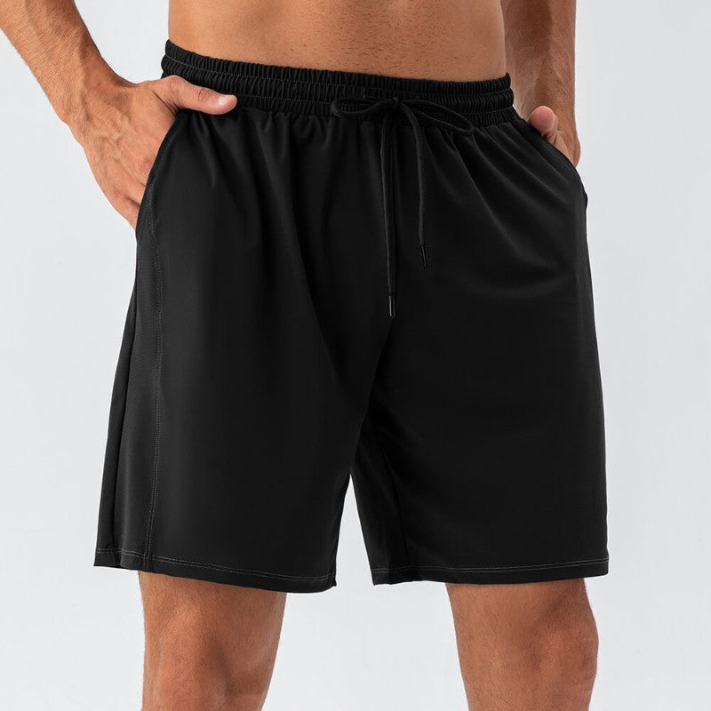 Wholesale_Mens_Dry_Fit_Running_Shorts_With_Zipper_Pockets