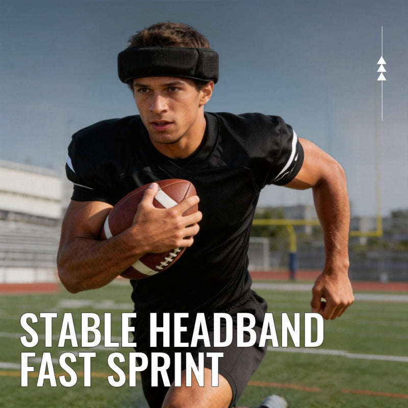 Profissional Rugby Sports Protective Headband Black