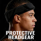 Profissional Rugby Sports Protective Headband Black