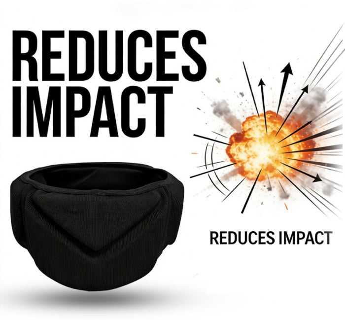 Profissional Rugby Sports Protective Headband Black