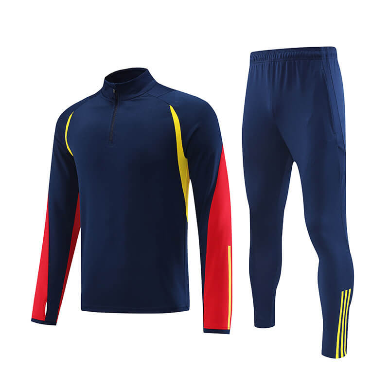Wholesale_custom_Football_Long_Sleeves_Half_zipper_Uniforms_Sport_Training_Soccer_Training_Suit