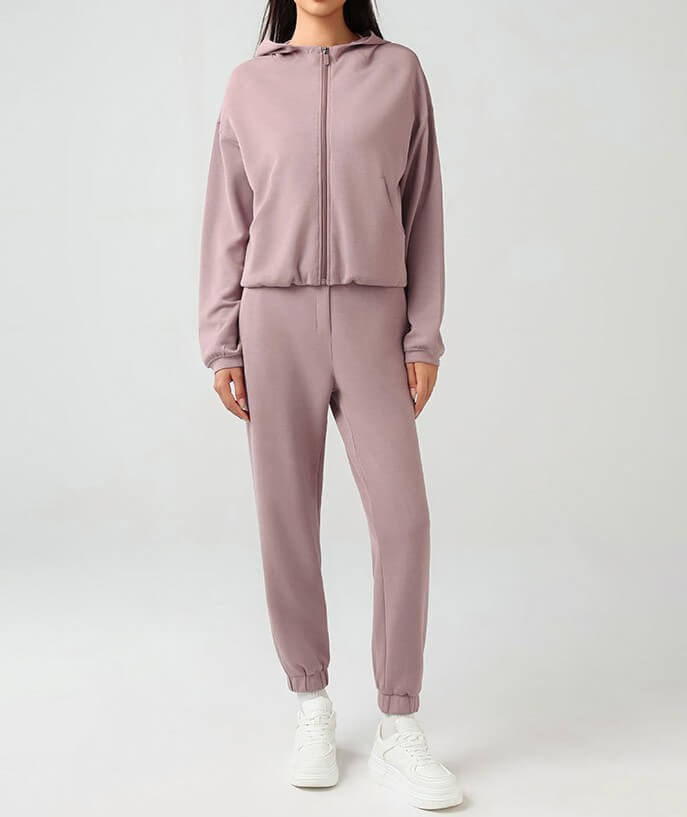 Wholesale_womens_casual_sweatpants_and_weatshirt_set