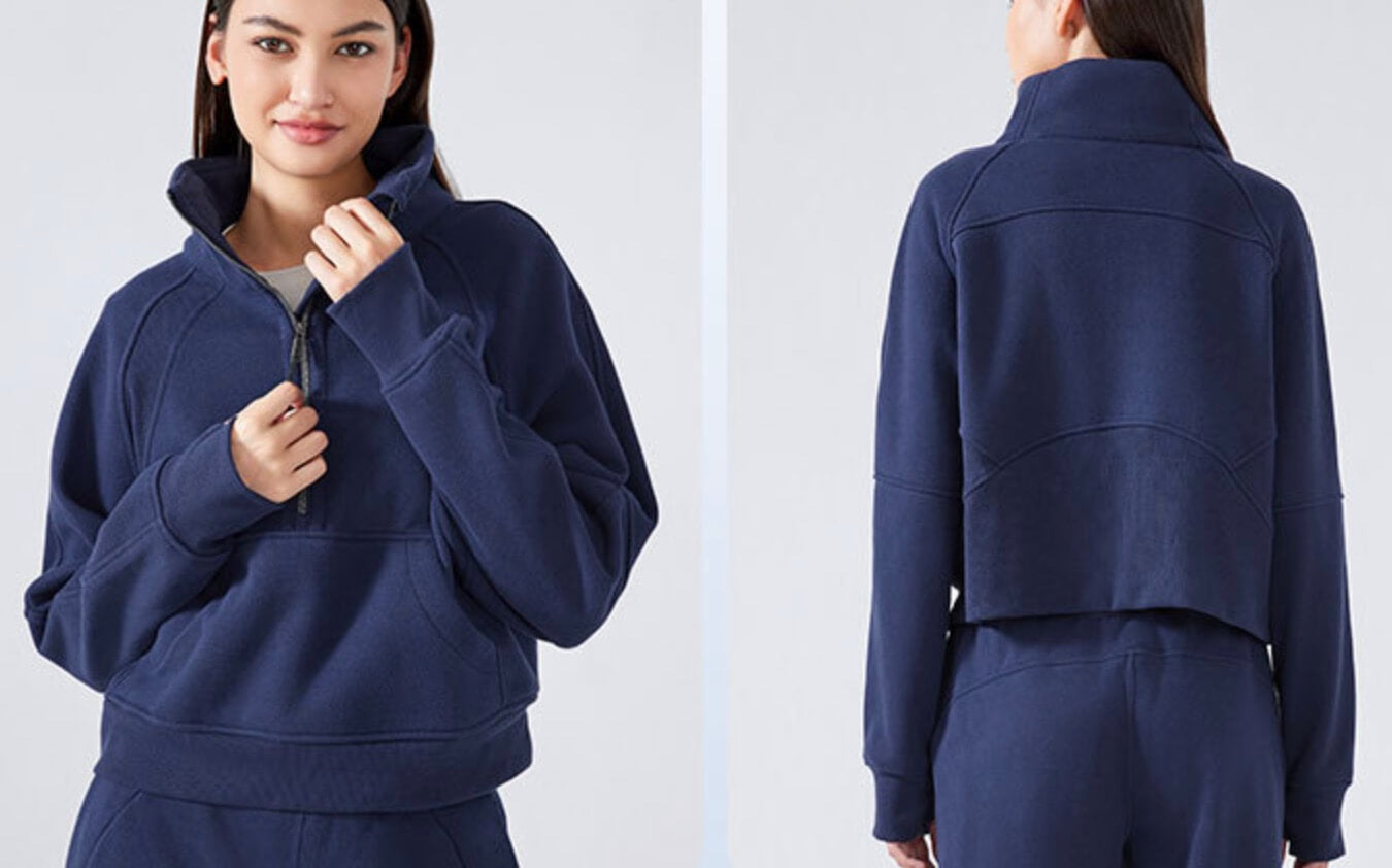 Women_Casual_Stand_Collar_Half_Zip_Pullver_Sweatshirts