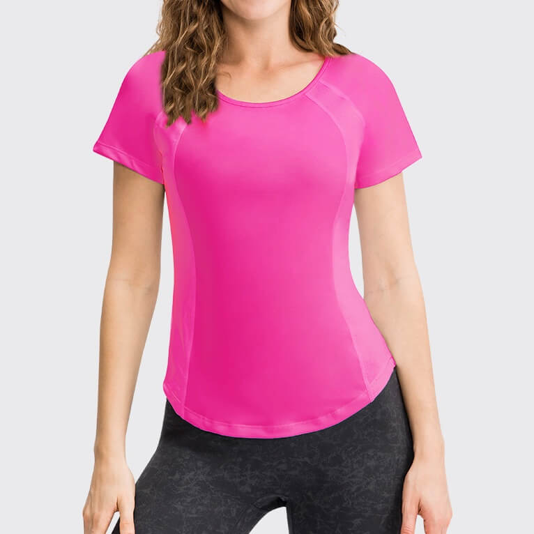 Women_High_Elastic_Mesh_Breathable_Quick_Dry_Workout_Shirts_Yoga_Tops