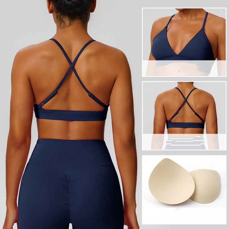 wholesale_Womens_Solid_Color_Crossback_Adjustable_Sports_Bra_Fitwear