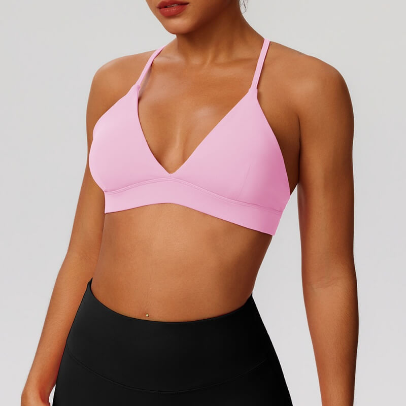wholesale_Womens_Solid_Color_Crossback_Adjustable_Sports_Bra_Fitwear
