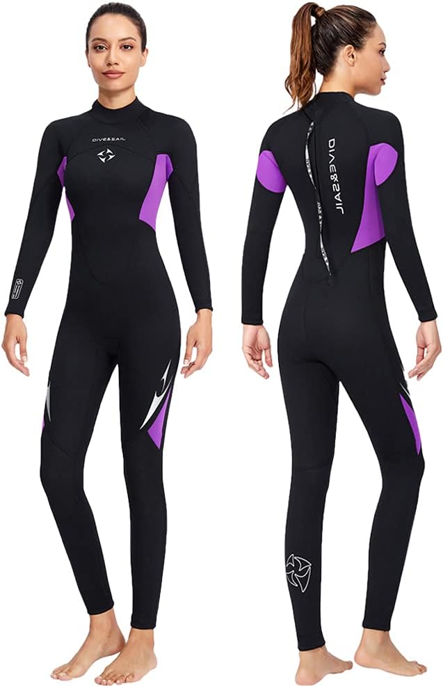 Womens_3mm_Neoprene_Full_Body_Wetsuits_Scuba_Diving_Suits