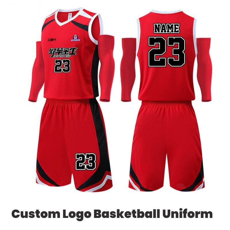 bulk_buy_Custom_Red_Basketball_uniform_youth