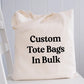 Custom Canvas Bag MOQ 100pcs Per Design