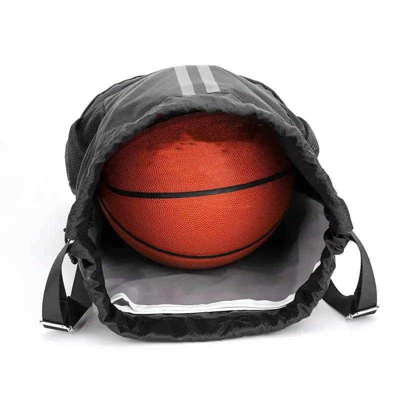 wholesale_Basketball_Bag_Wet_Proof_Pocket_Sports_Drawstring_Backpack_vendor