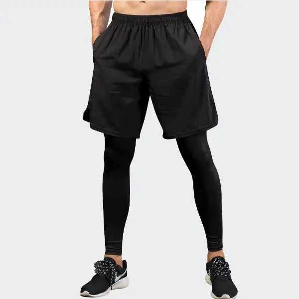 wholesale_Men_Fitness_Running_Training_Casual_Stretchy_Long_Pants_2_in_1