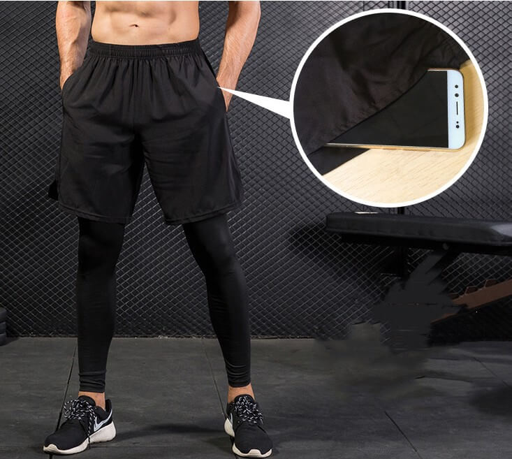 wholesale_Men_Fitness_Running_Training_Casual_Stretchy_Long_Pants_2_in_1