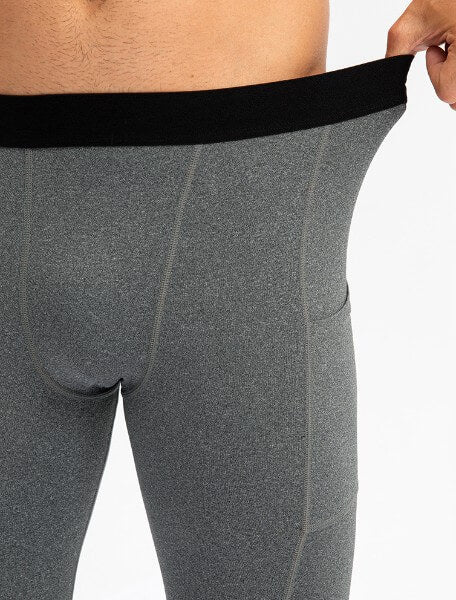 wholesale_Mens_3_4_One_Leg_Tights_Legging_with_Pockets_Underwear_for_Basketball