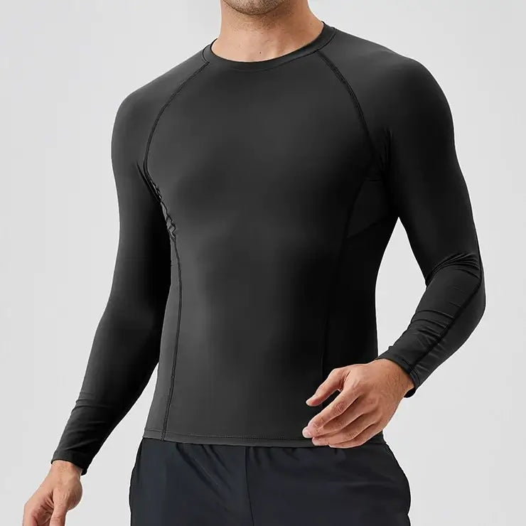 wholesale_Mens_Compression_Long_Sleeve_T-Shirt_Classic_Casual_Slim_Athletic_Shirts